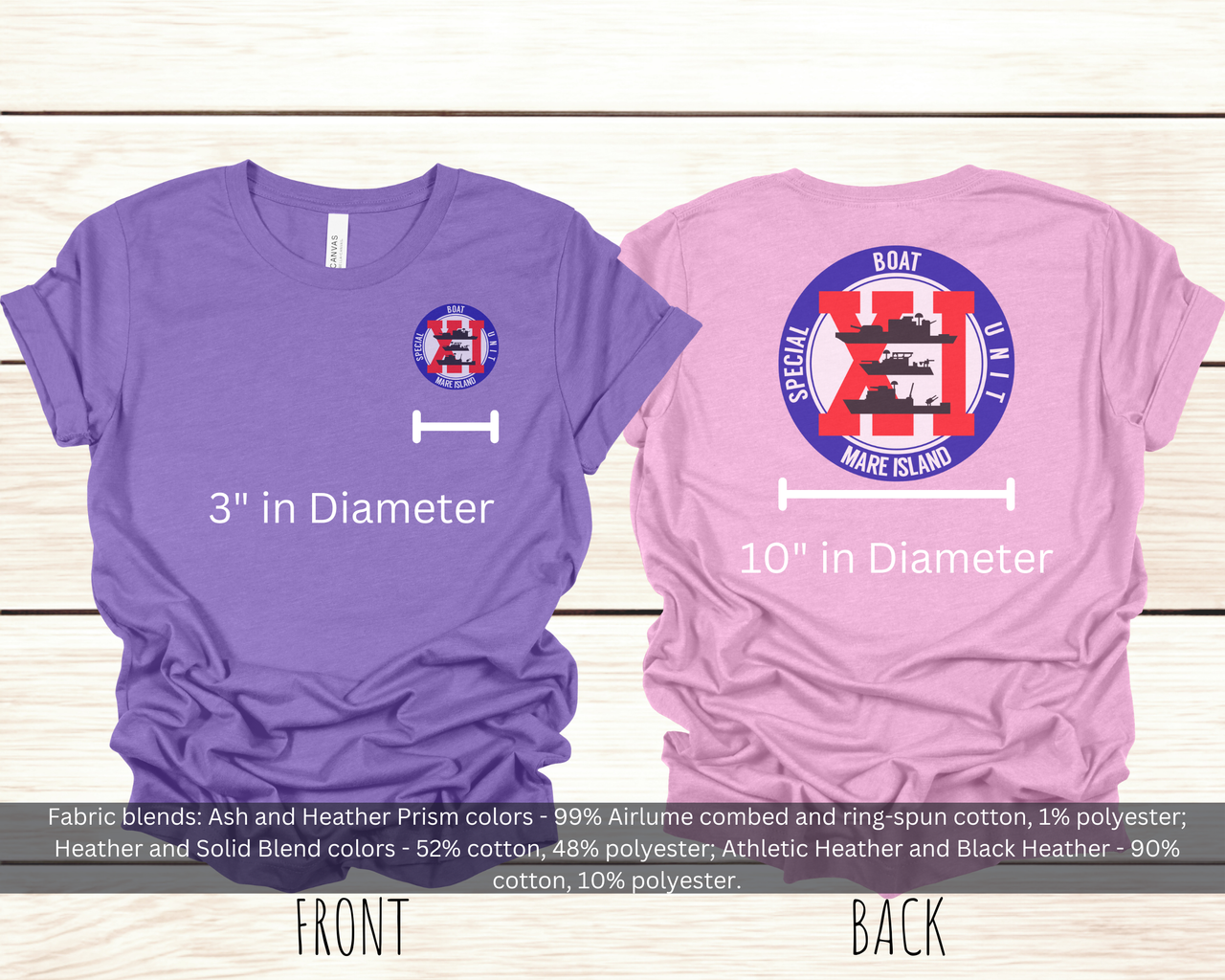 Special Boat Unit 11 v1 T-Shirt – Color Collection