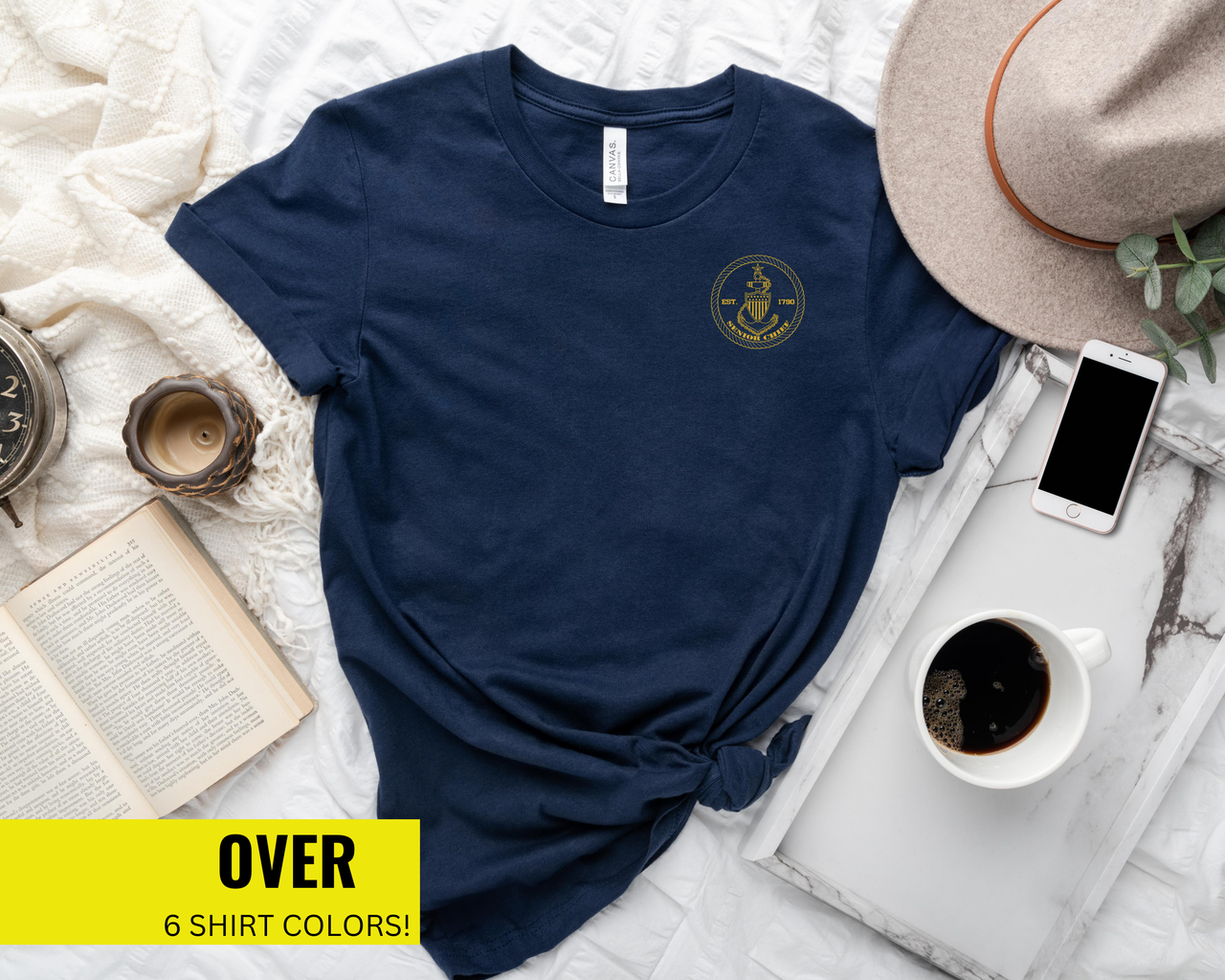 Coast Guard Senior Chief T-Shirt - Gold Collection
