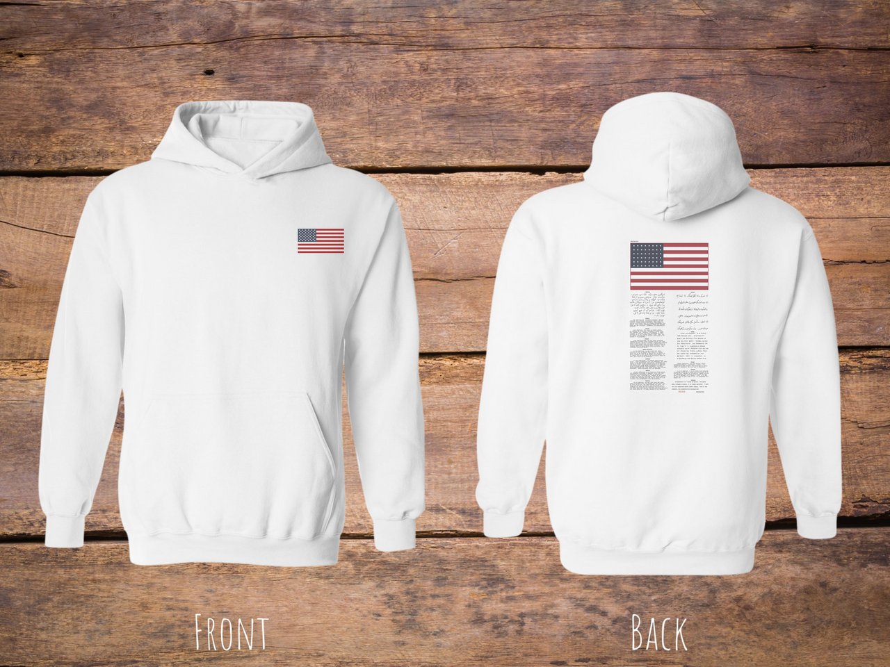 Military Blood Chit Hoodie (Color)