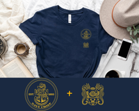 Thumbnail for Navy Chief Master Diver Qualification T-Shirt - Gold Collection