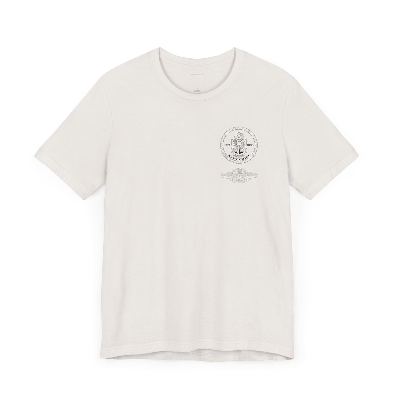 Navy Chief FMF Qualification T-Shirt - Black & White Collection