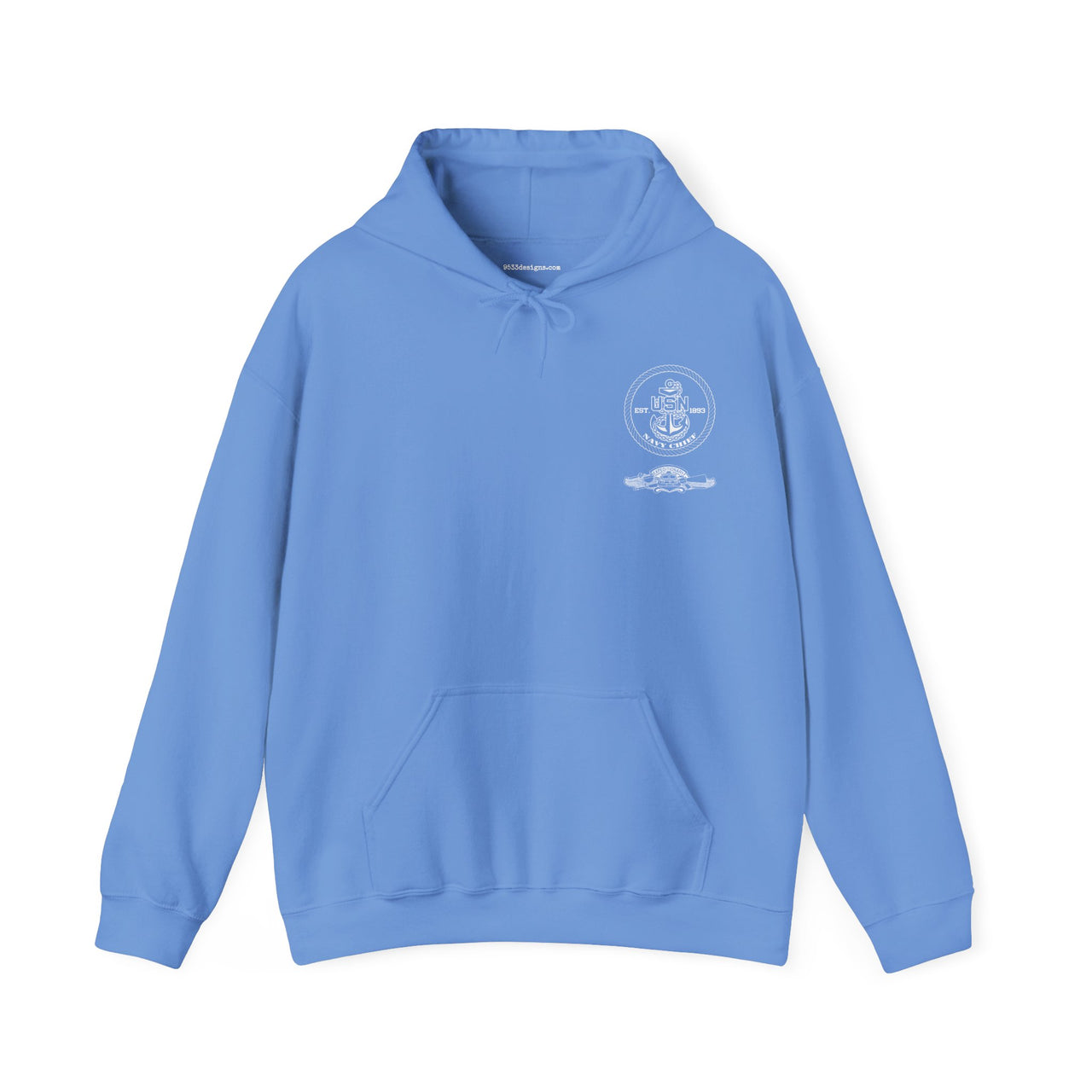 Navy Chief Expeditionary Warfare Hoodie - Black & White Collection