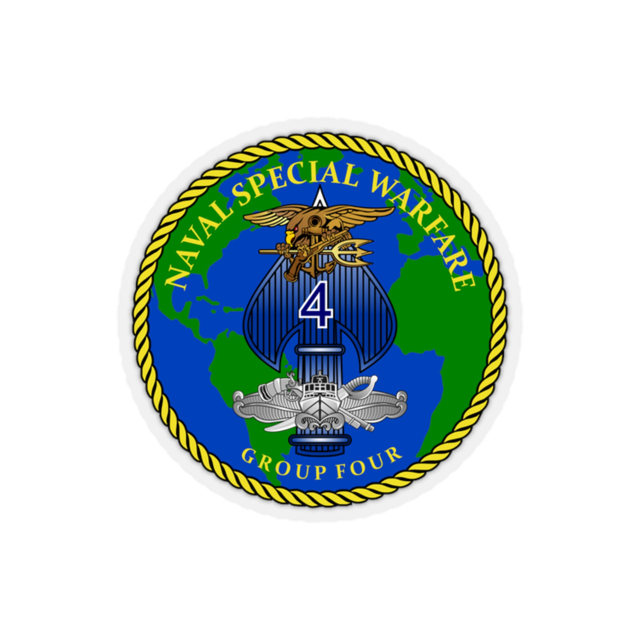 Naval Special Warfare Group 4 Sticker