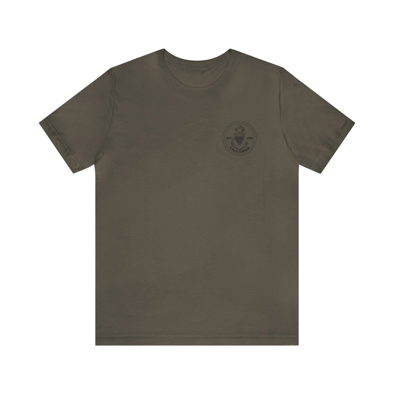 Coast Guard Chief T-Shirt 1790 (Black)