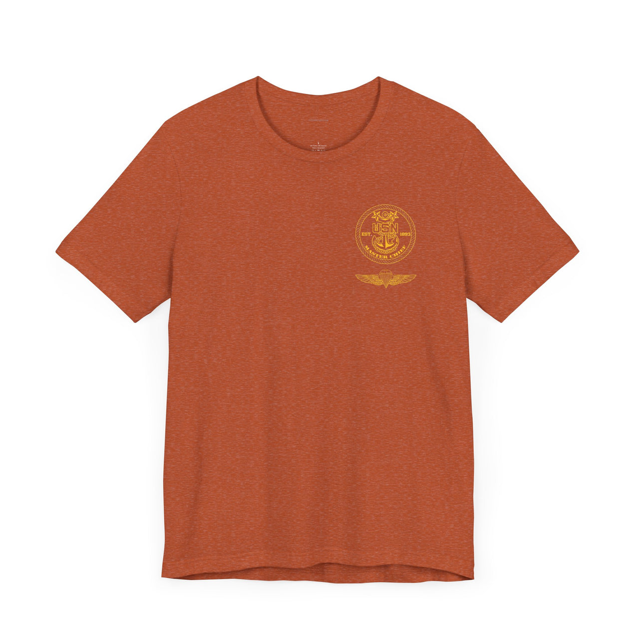 Navy Master Chief Parachute Jumper (PJ) Qualification T-Shirt - Gold Collection