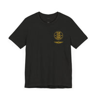 Thumbnail for Navy Master Chief Parachute Jumper (PJ) Qualification T-Shirt - Gold Collection
