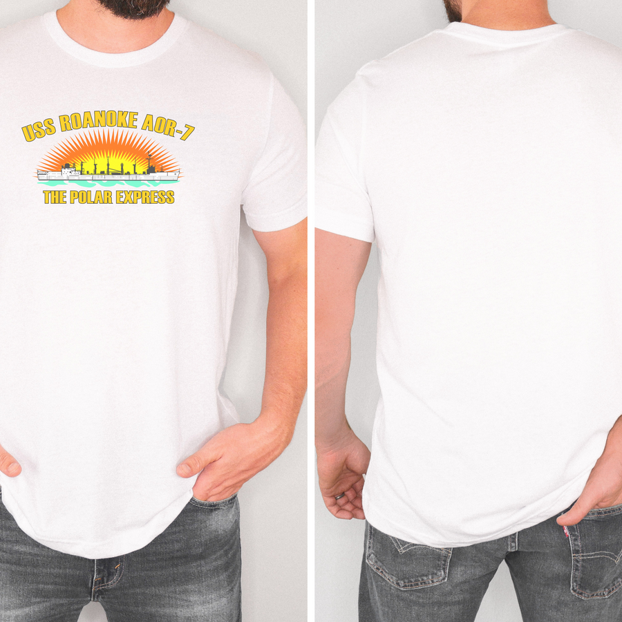 USS Roanoke AOR-7 "Polar Express" T-Shirt