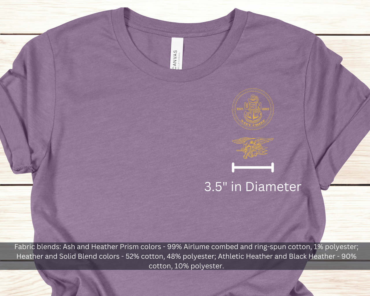 Navy Chief SEAL T-Shirt - Gold Collection