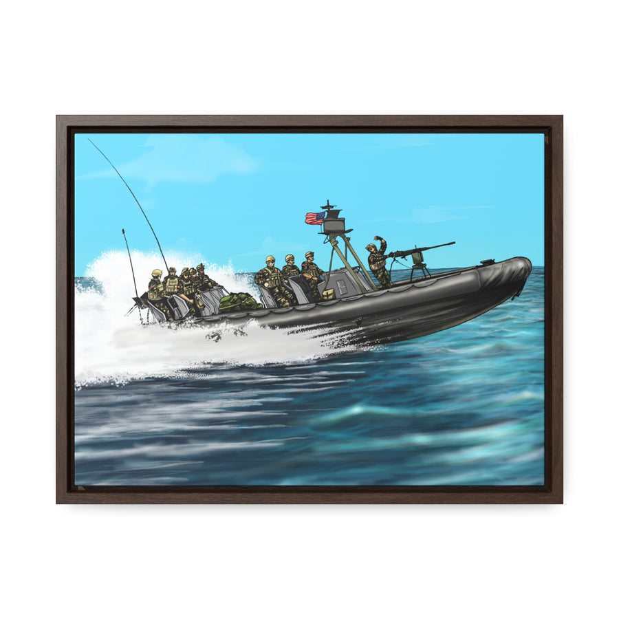 RHIB Framed Premium Gallery Wrap Canvas 16x12