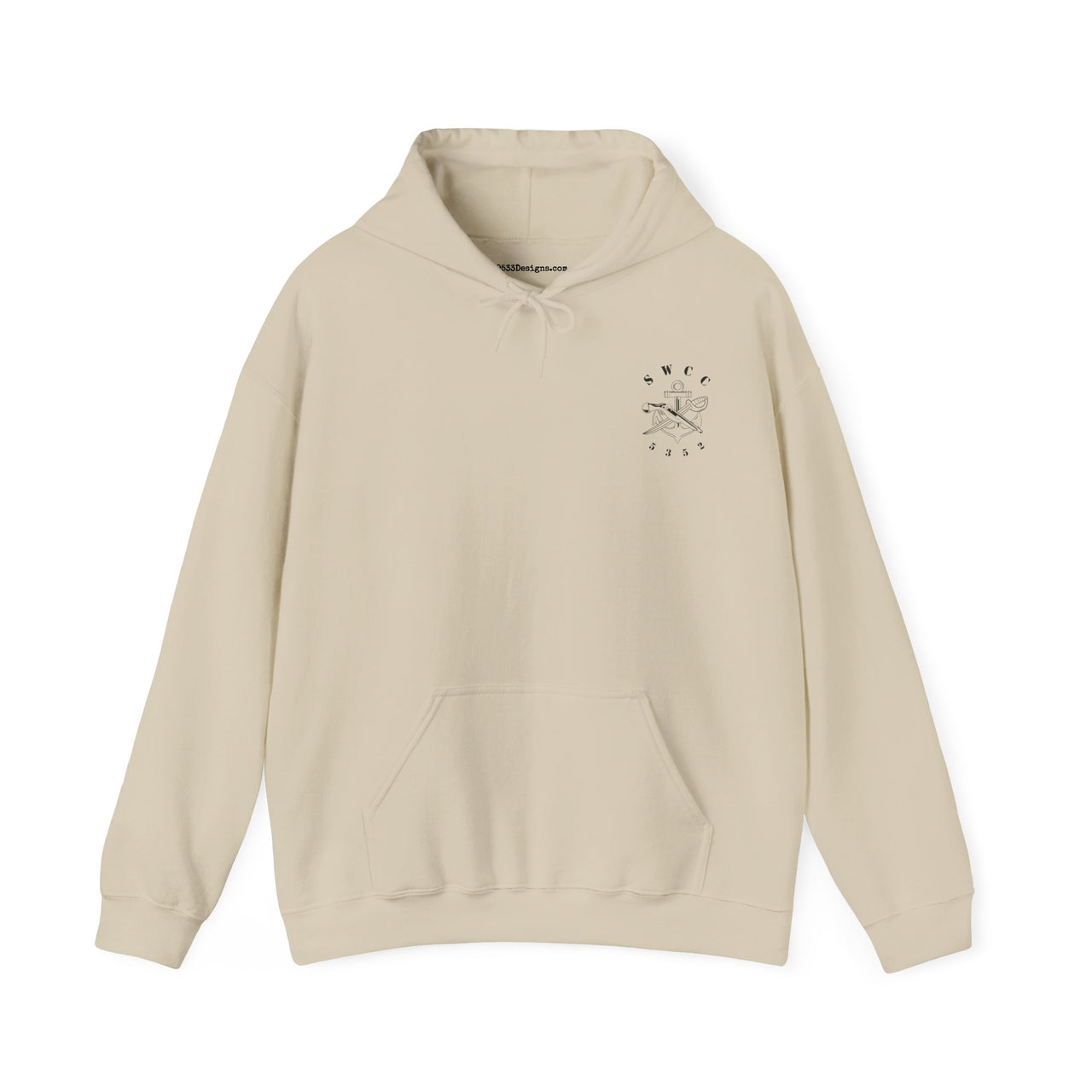 SB Pin with NEC 5352 Hoodie - Black & White Collection