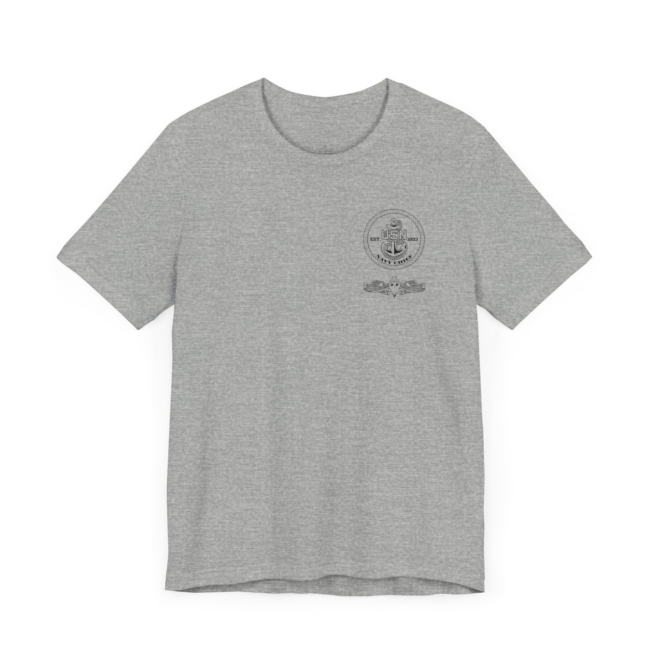 Navy Chief Surface Warfare Specialist Qualification T-Shirt - Black & White Collection