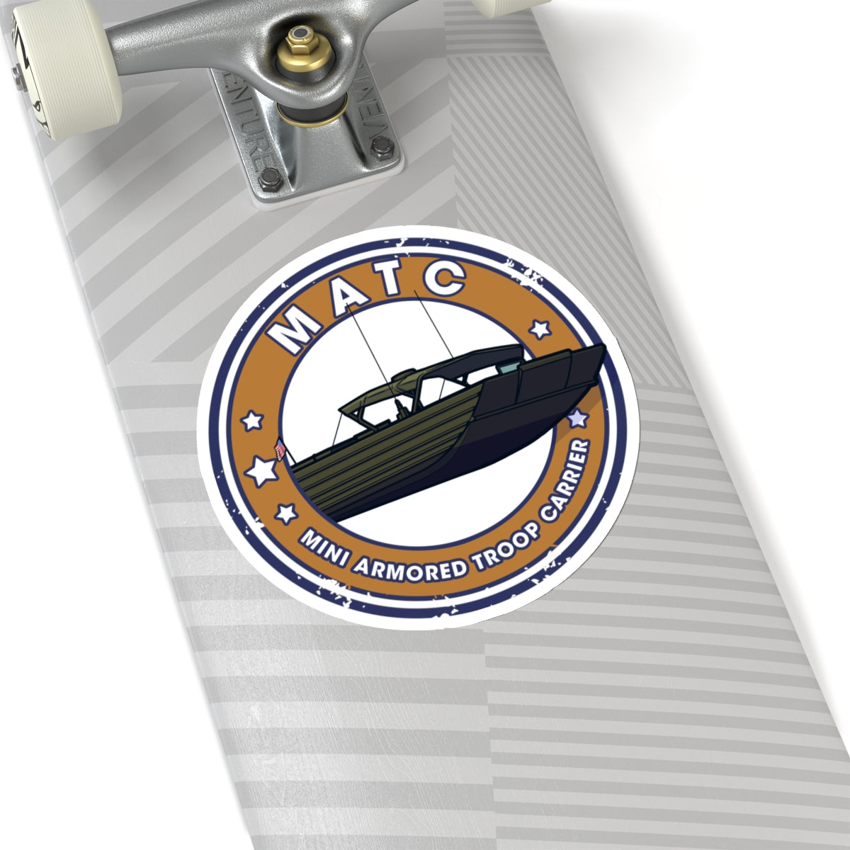 Navy Mini Sticker