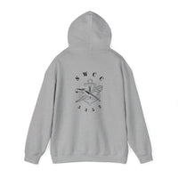 Thumbnail for SB Pin with NEC 5352 Hoodie - Black & White Collection