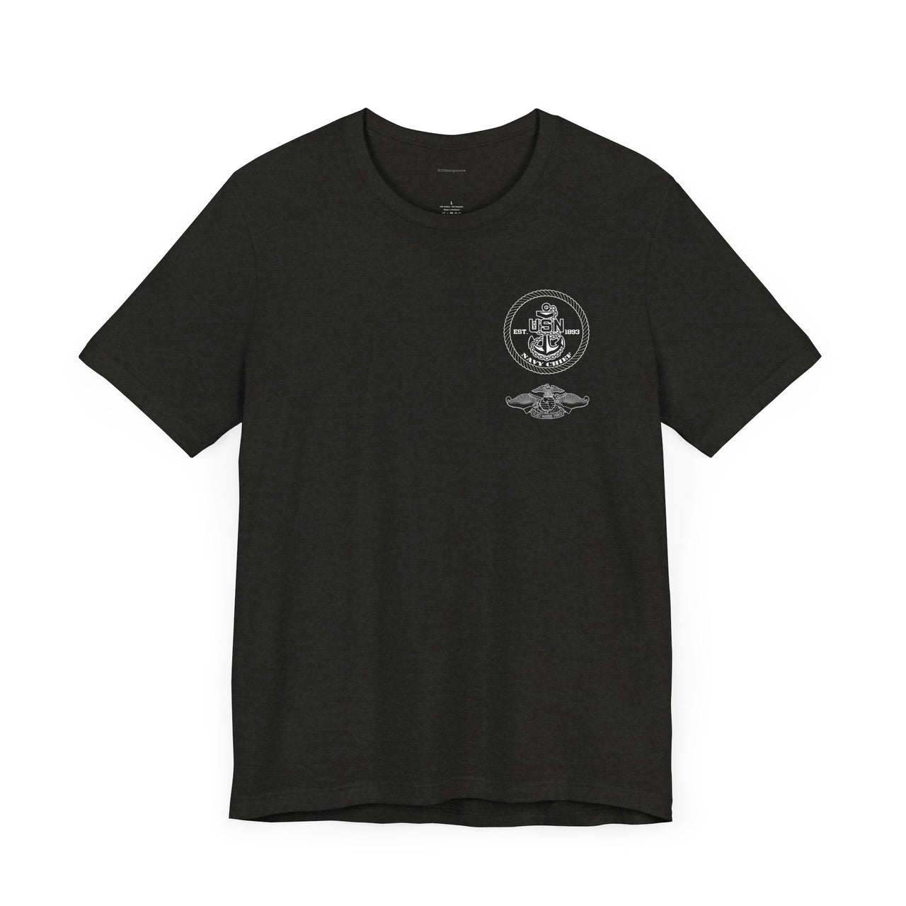 Navy Chief FMF Qualification T-Shirt - Black & White Collection