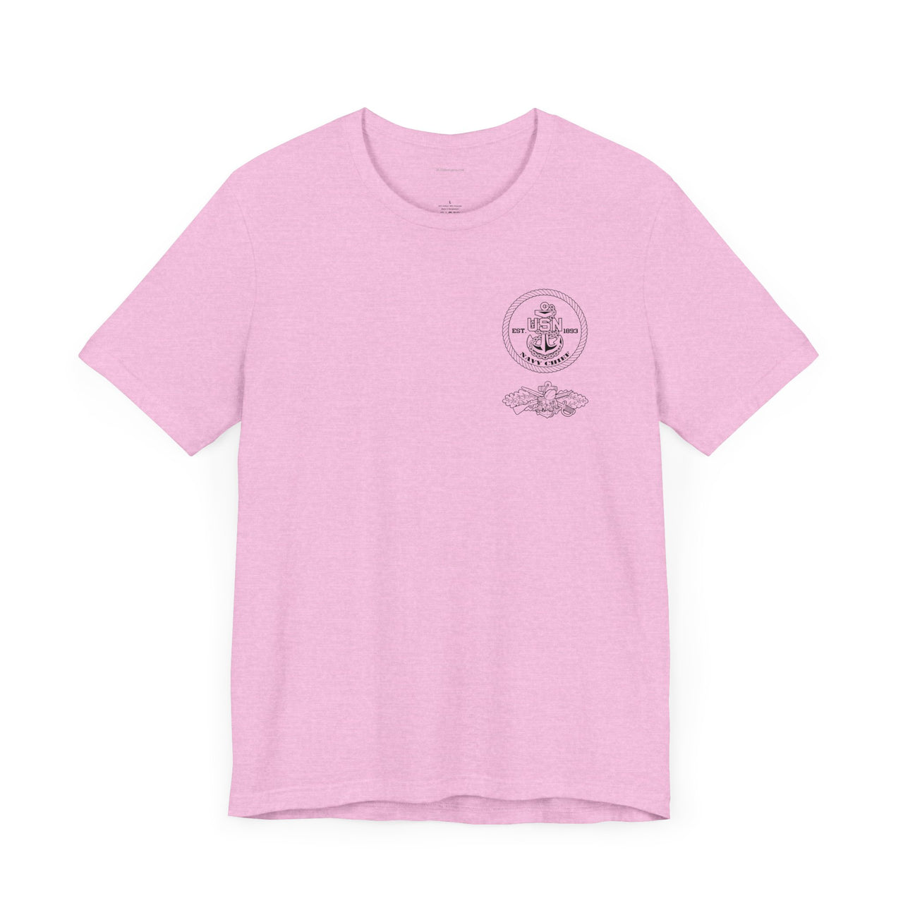 Navy Chief Seabee Qualification T-Shirt - Black & White Collection