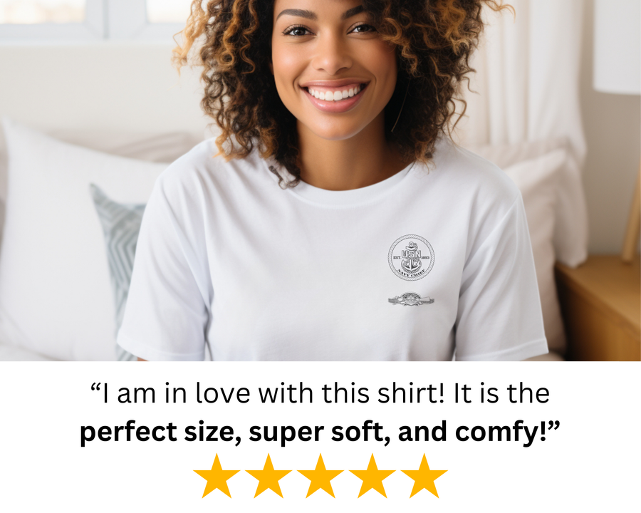 Chief Expeditionary Warfare Custom T-Shirt - Gold Collection