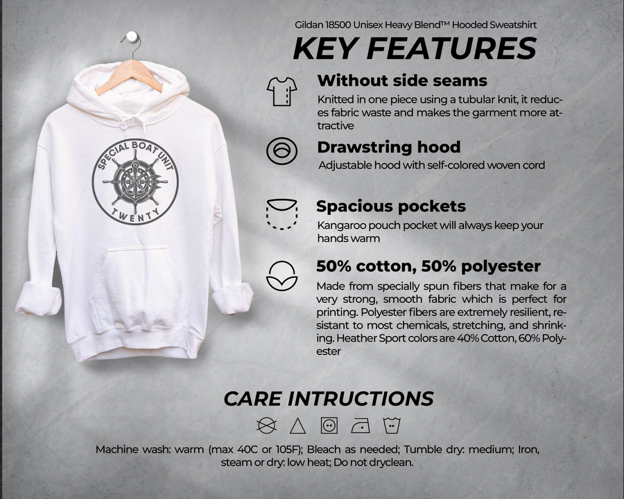 Special Boat Unit 20 Hoodie - Gold Collection