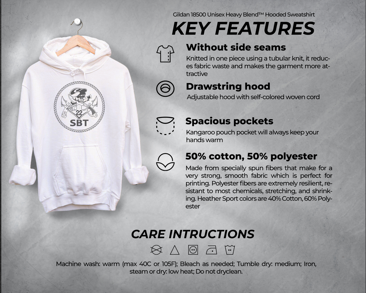 Special Boat Team 22 v2 Hoodie - Gold Collection