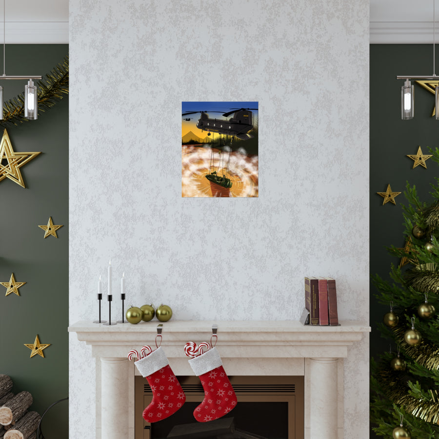 SOC-R Helo Cast Premium Matte vertical posters