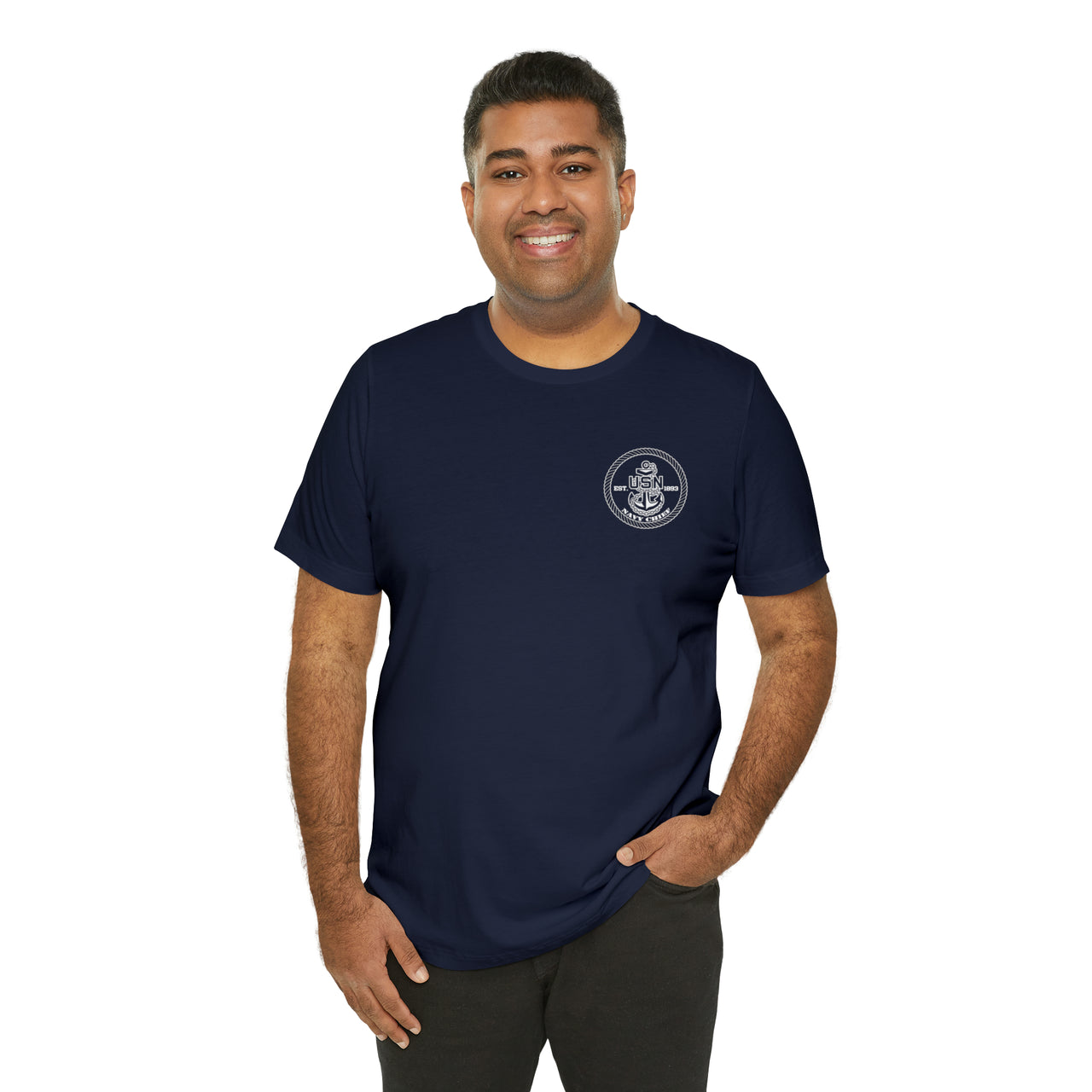 Navy Chief T-Shirt (White)