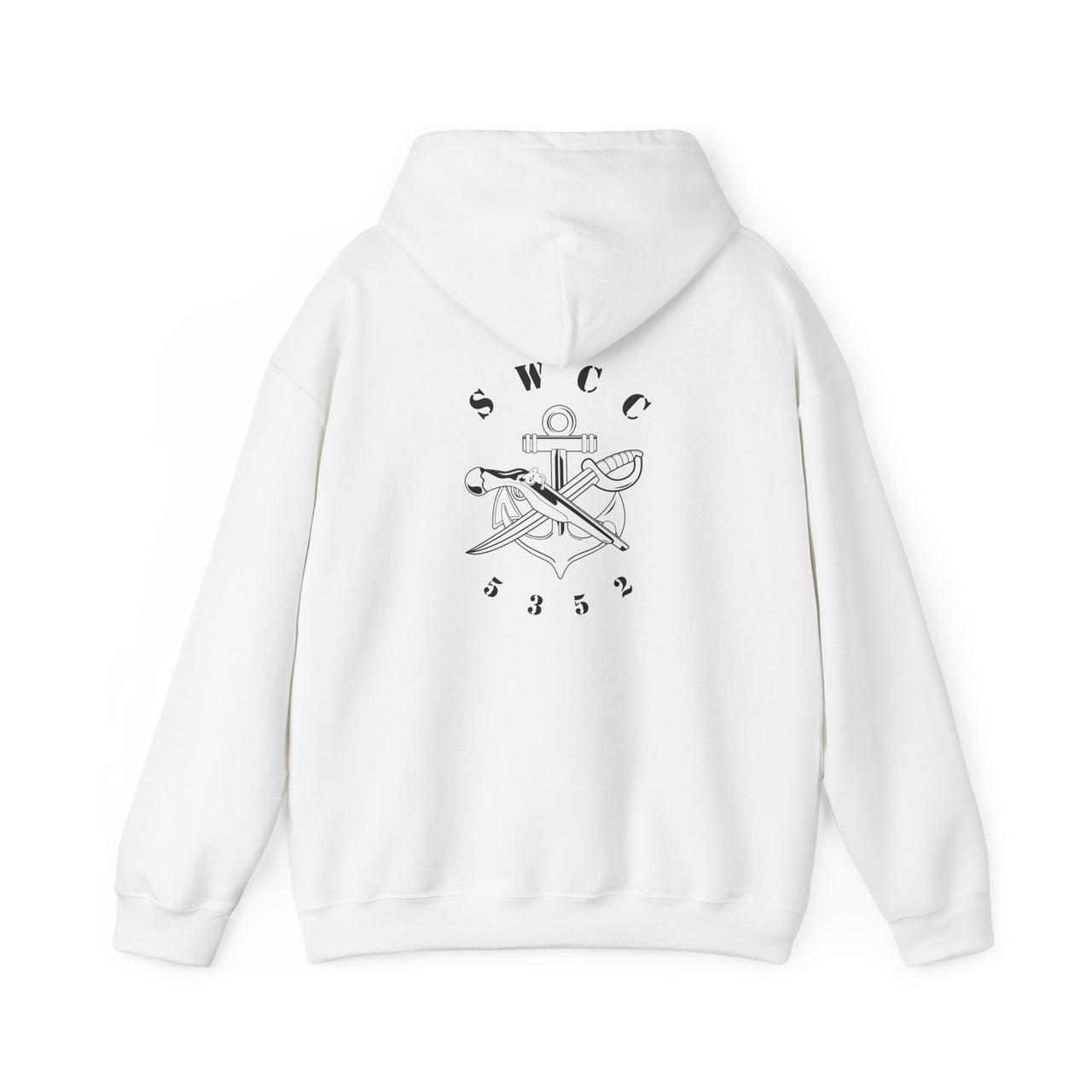 SB Pin with NEC 5352 Hoodie - Black & White Collection