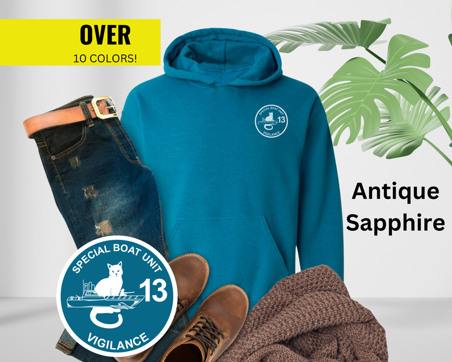 Special Boat Unit 13 Hoodie - Black & White Collection