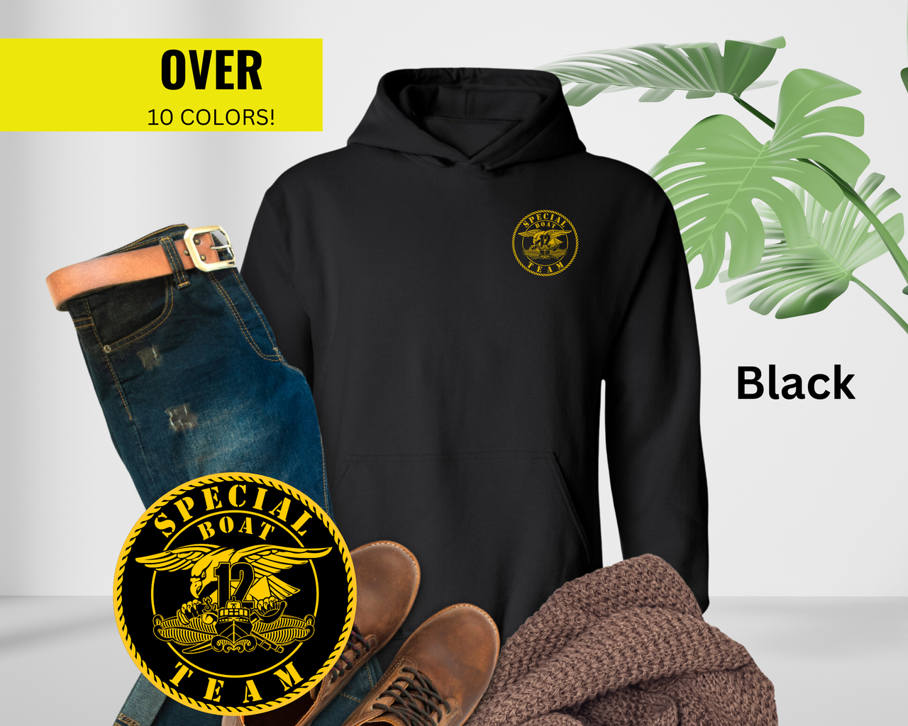 Special Boat Team 12 v1 Hoodie - Gold Collection