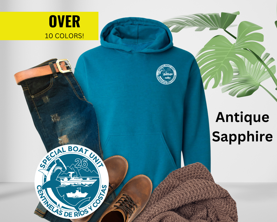 Special Boat Unit 26 Hoodie - Black & White Collection