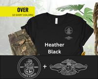 Thumbnail for Navy Chief FMF Qualification T-Shirt - Black & White Collection