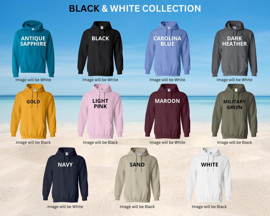 Navy Chief Expeditionary Warfare Hoodie - Black & White Collection