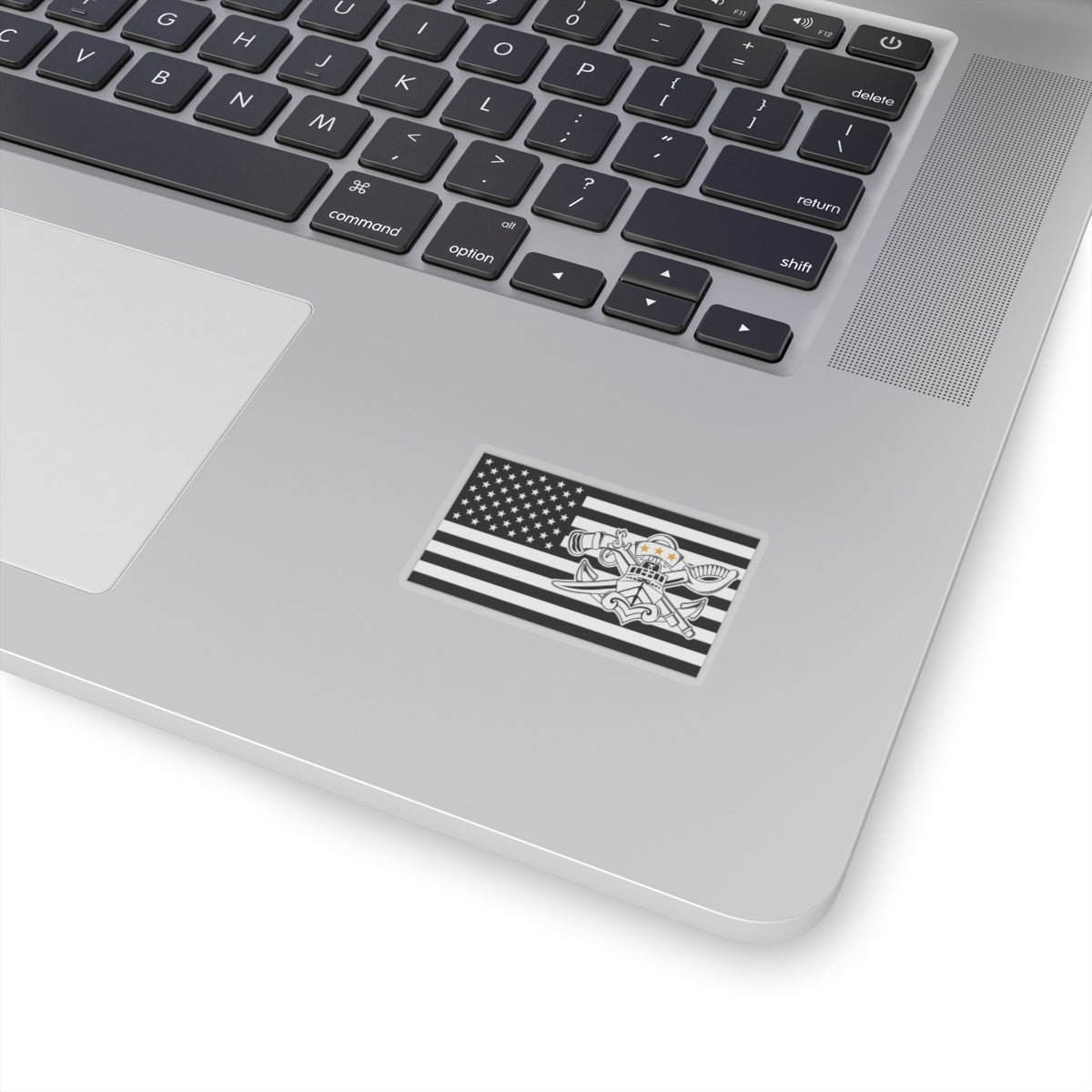 Navy SWCC Flag Sticker (BW/BW)