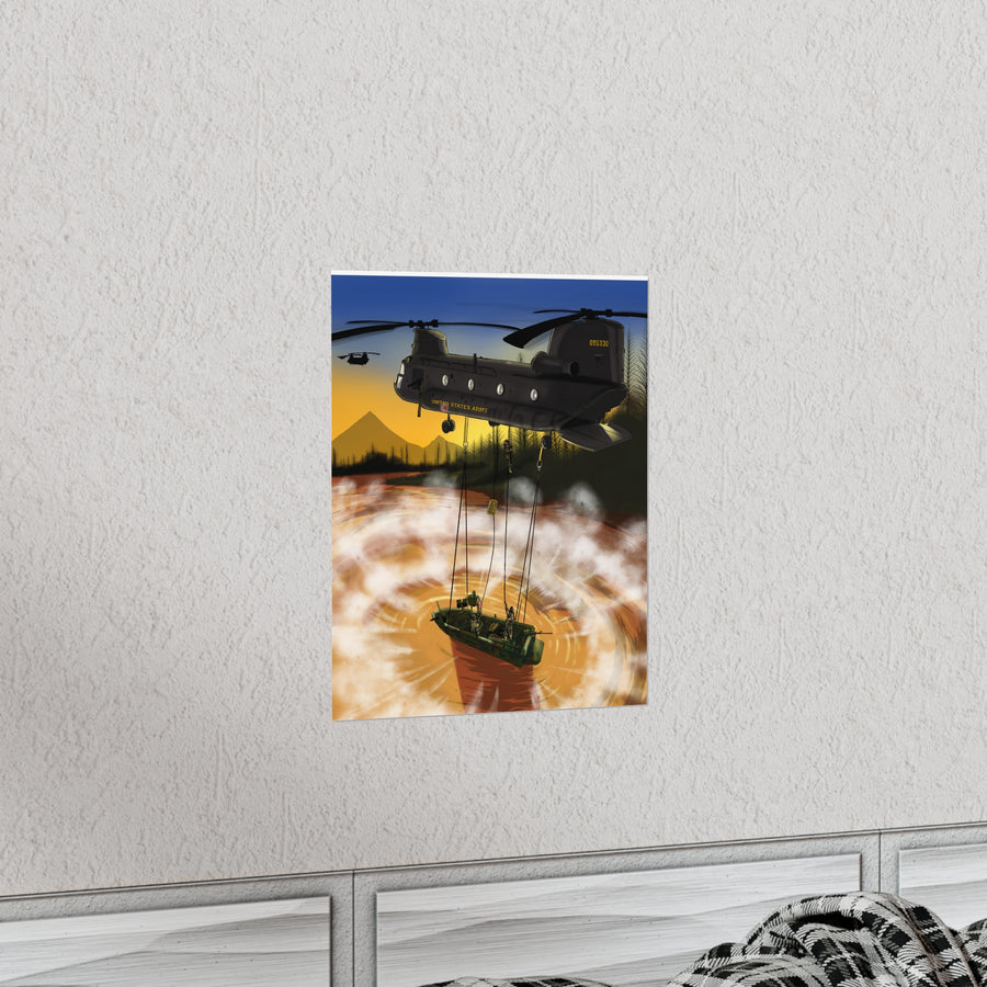 SOC-R Helo Cast Premium Matte vertical posters