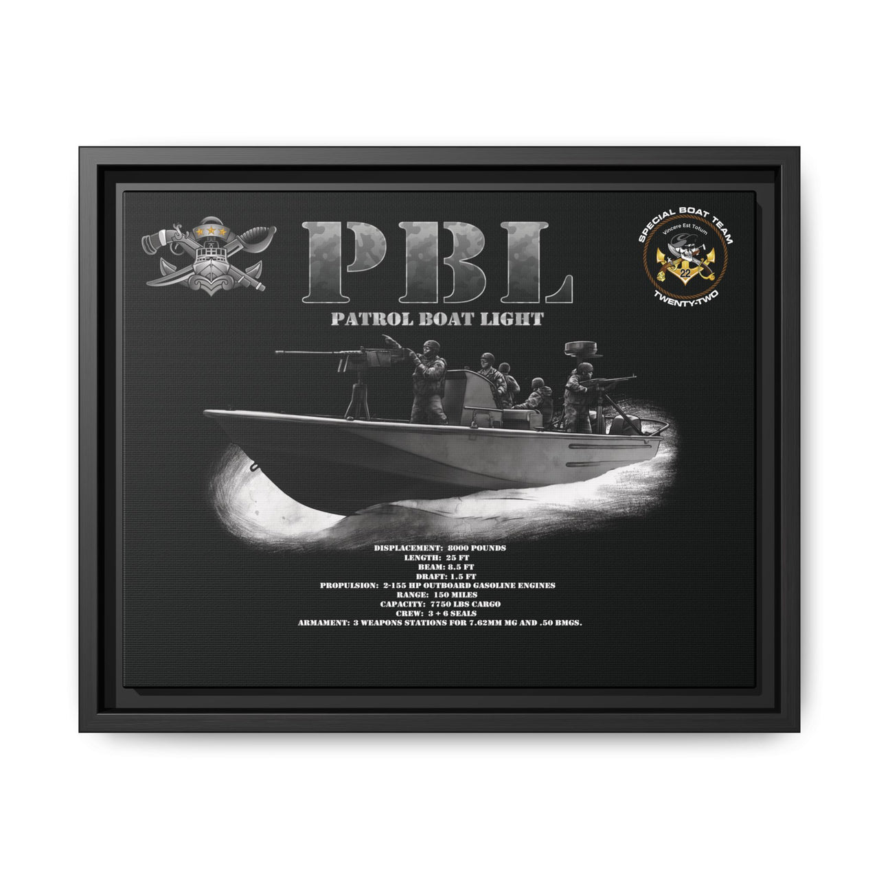 Patrol Boat Light - PBL *Custom SBT 22