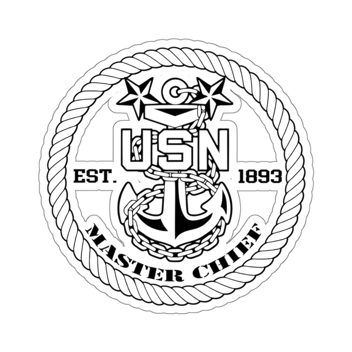 Navy Master Chief Sticker