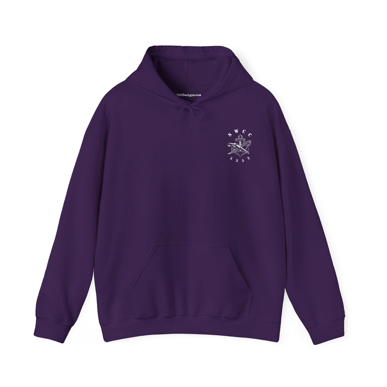 SB Pin with NEC 5352 Hoodie - Black & White Collection