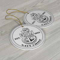 Thumbnail for Navy Chief Ceramic Ornament