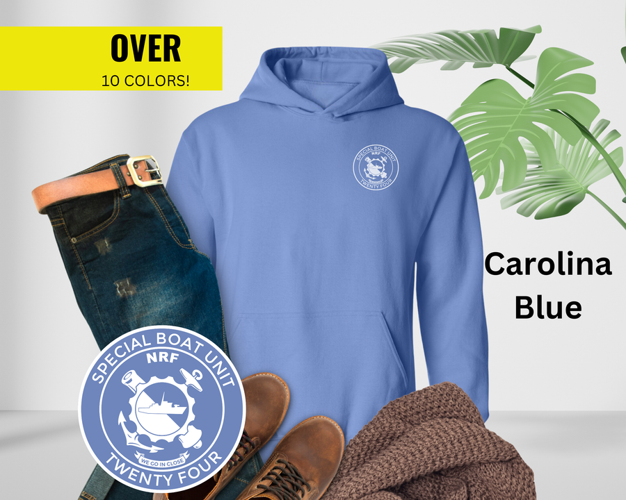 Special Boat Unit 24 Hoodie - Black & White Collection