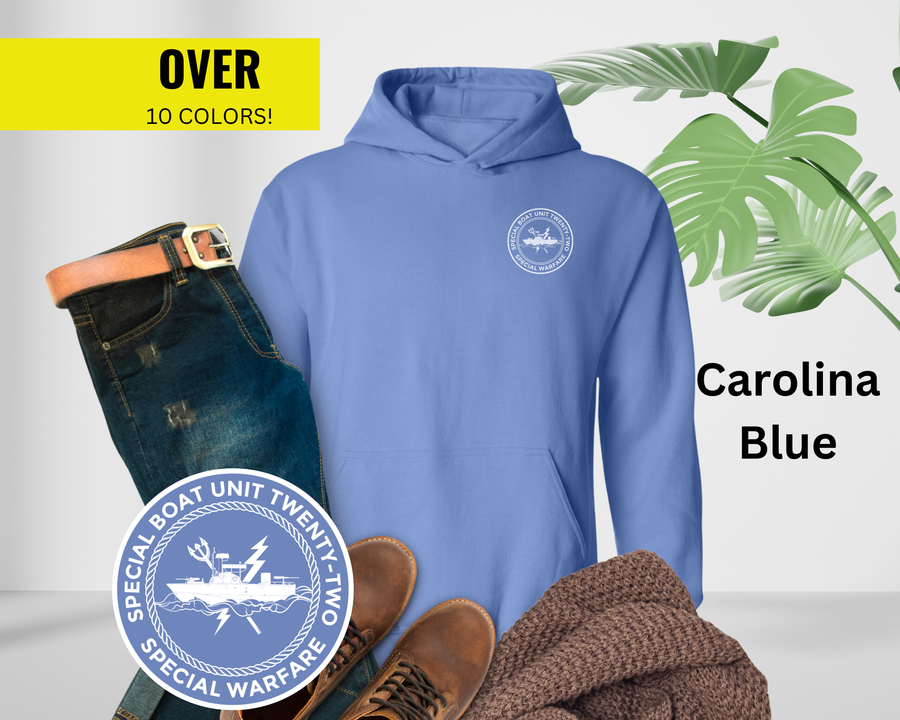 Special Boat Unit 22 v1 Hoodie - Black & White Collection