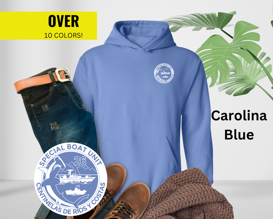 Special Boat Unit 26 Hoodie - Black & White Collection