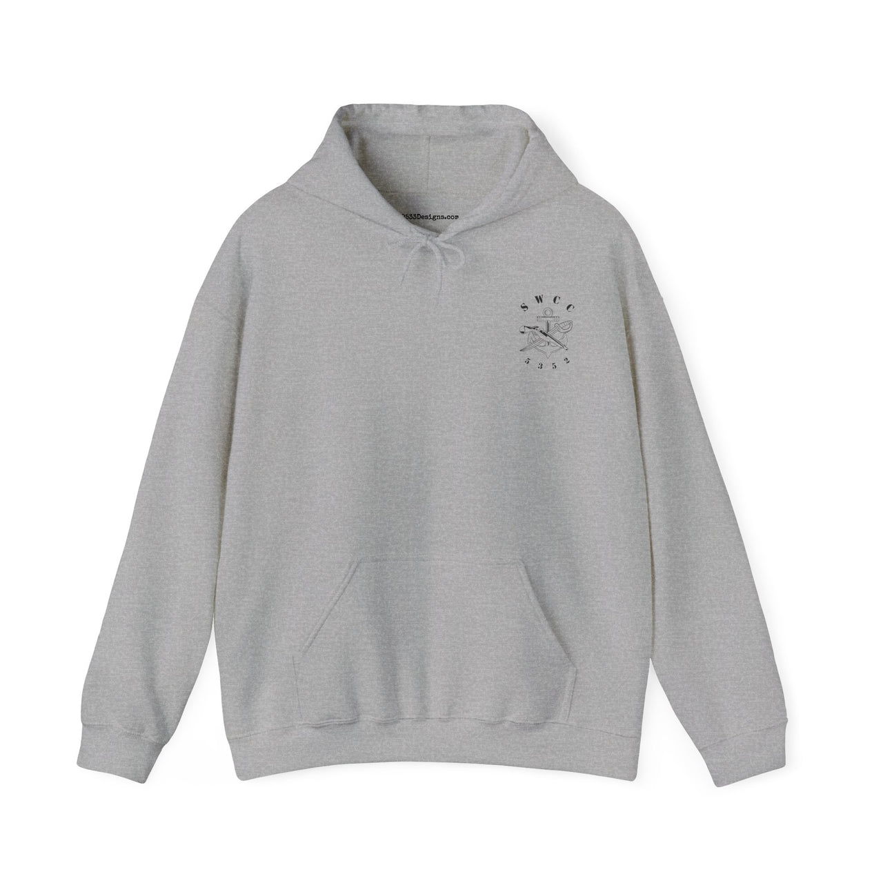 SB Pin with NEC 5352 Hoodie - Black & White Collection