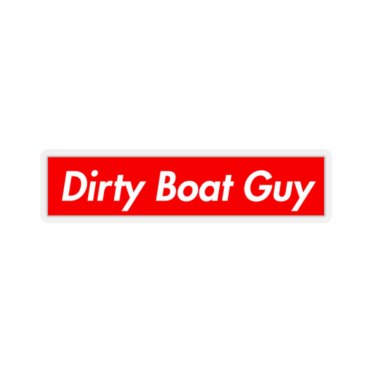 DBG - Dirty Boat Guy Sticker