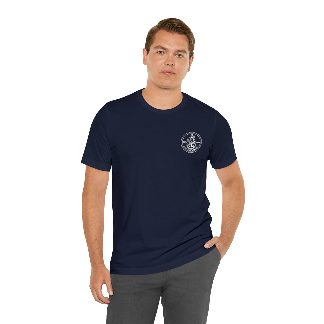 Navy Senior Chief T-Shirt (White)