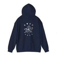 Thumbnail for SB Pin with NEC 5352 Hoodie - Black & White Collection