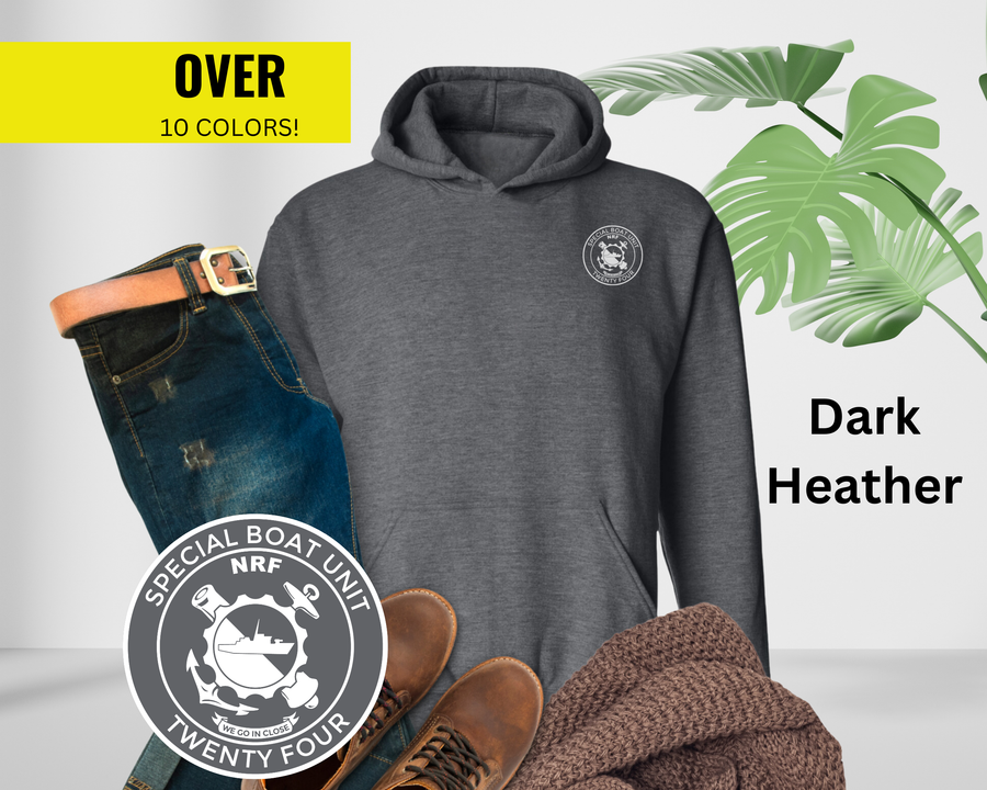 Special Boat Unit 24 Hoodie - Black & White Collection