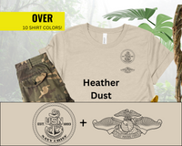 Thumbnail for Navy Chief FMF Qualification T-Shirt - Black & White Collection