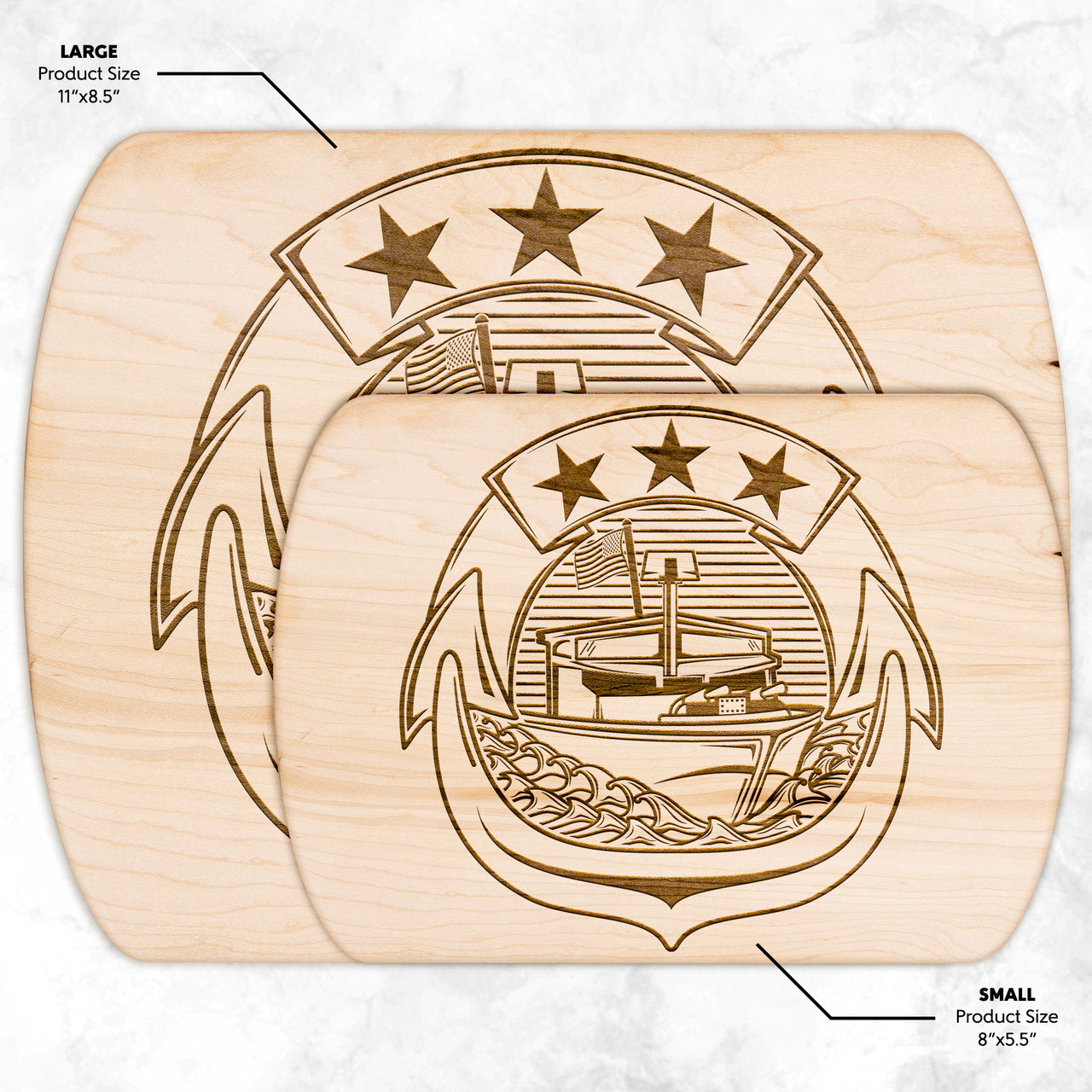 Artisan-Crafted American Hardwood Cutting Boards: CC Pin