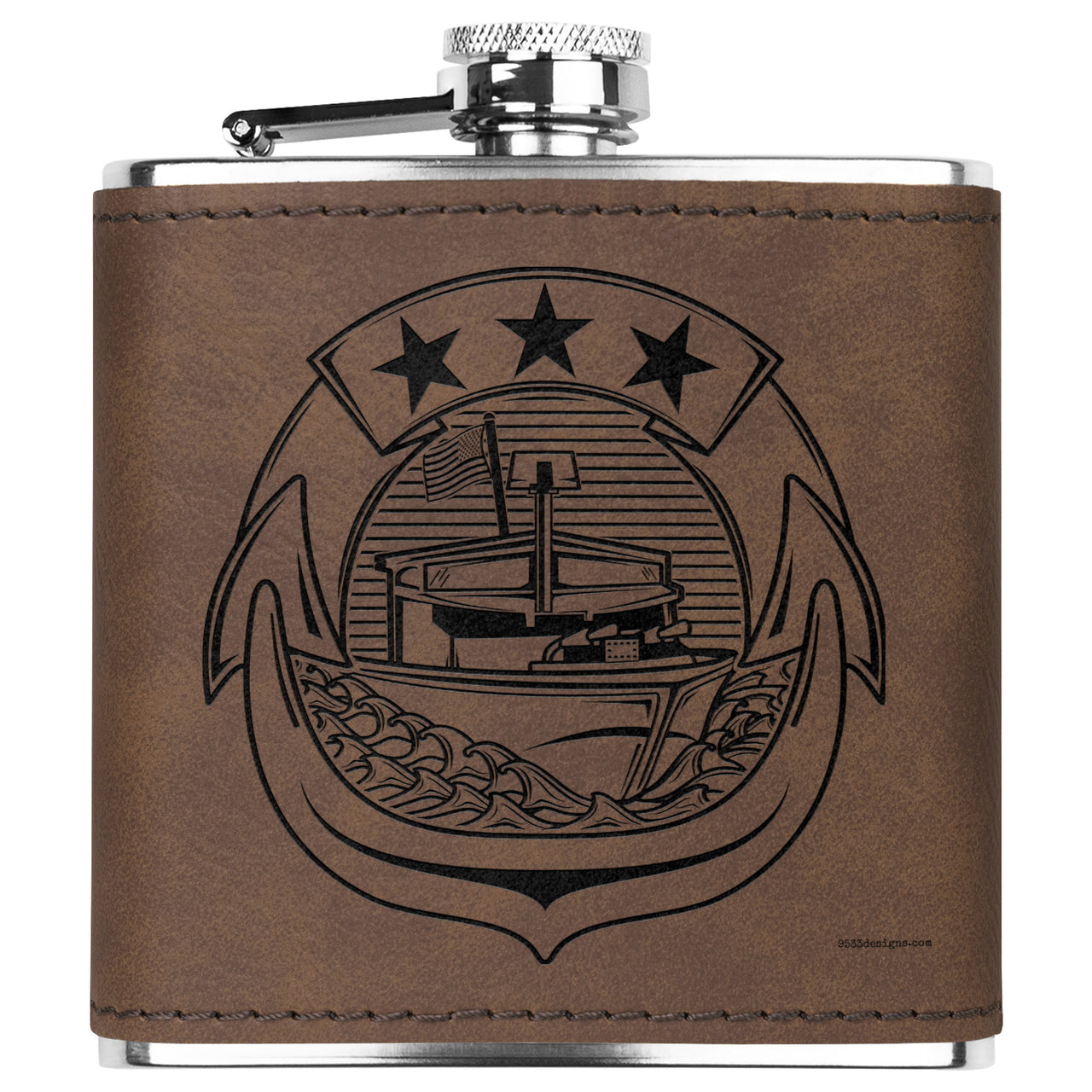 Combatant Craft Crewmen (CC) Flask 6oz