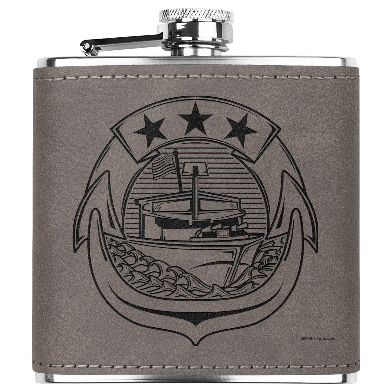 Combatant Craft Crewmen (CC) Flask 6oz