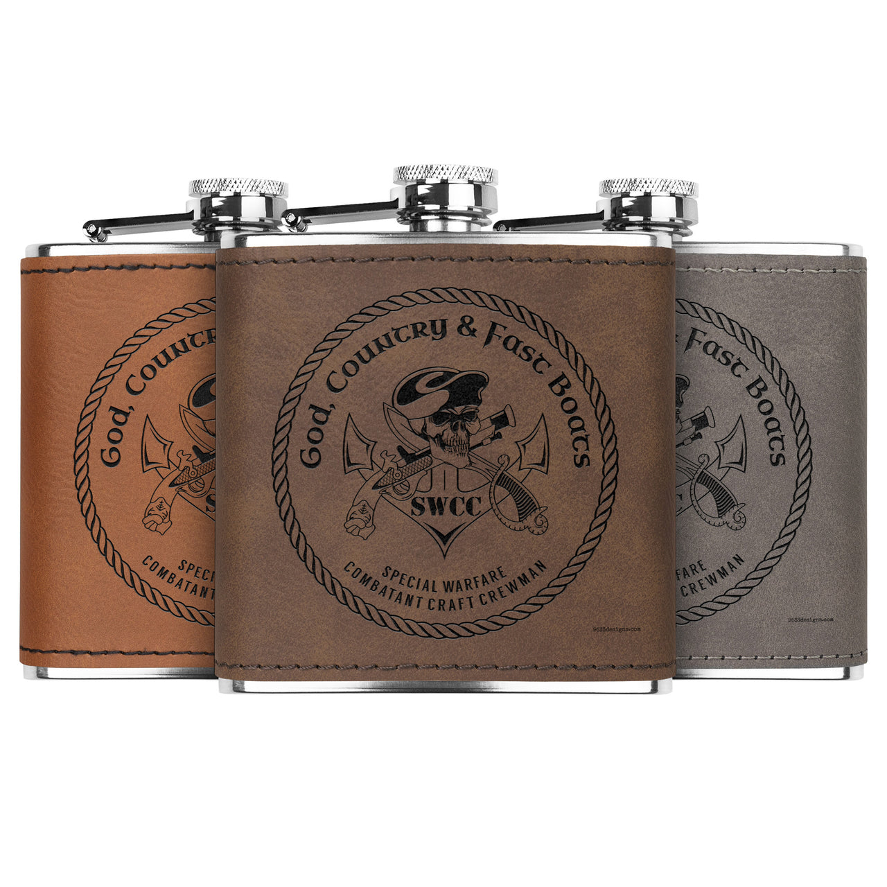 God Country & Fast Boats Flask 6oz