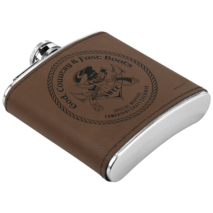 God Country & Fast Boats Flask 6oz